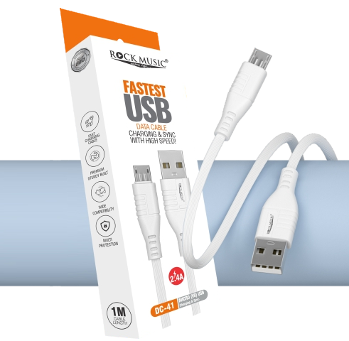 FAST CHARGING DC-41 V8 Data Cable – Speed, Strength & Reliability!