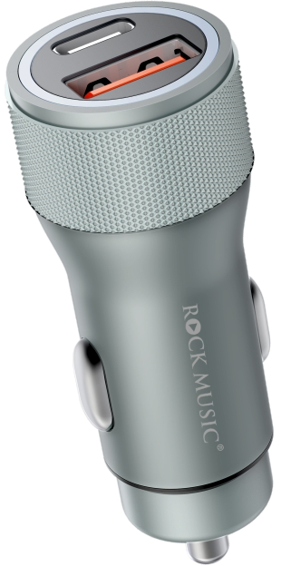 Fast Car Charger CC-23 — 2-in-1 Dual USB | 30W | 3.8A | High-Speed Charging | 1 Year Guarantee