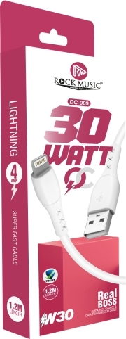 REAL BOSS (iPhone) DC-009 USB Data Cable – Fast, Safe & Trusted with 1-Year Warranty!