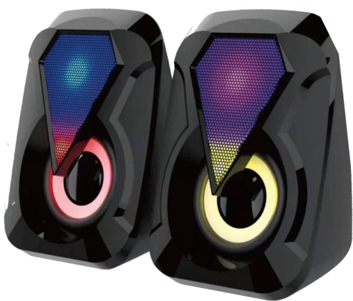 CS-601 – SonicWave RGB Computer Speaker