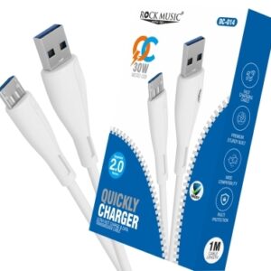 Quickly Charge DC-014 (V8) USB Data Cable — 3.4A Fast Charging | 20W | 0.8m | Durable & Tangle-Free