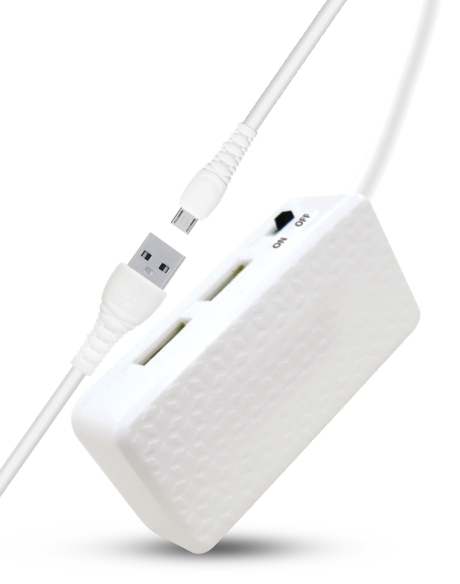 VOLT JACK CH-12 – Dual Port Fast Charger (With Built-in V8 Cable)