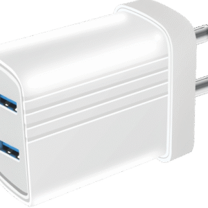 Furious CH-18 (V8) – Dual USB Fast Charger with Built-in V8 Cable | 3.8A, 18W | 1-Year Guarantee
