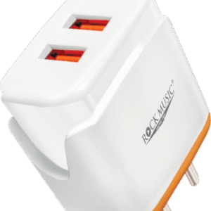 Power Bird CH-21 (V8) – Dual USB Fast Charger with Built-in V8 Cable | 4.0A High-Speed