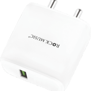 Rapid Charger CH-19 (V8) – Single USB Fast Charger with Built-in V8 Cable | 2.8A High-Speed