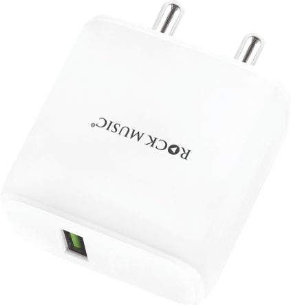 Rapid Charger CH-19 (V8) – Single USB Fast Charger with Built-in V8 Cable | 2.8A High-Speed